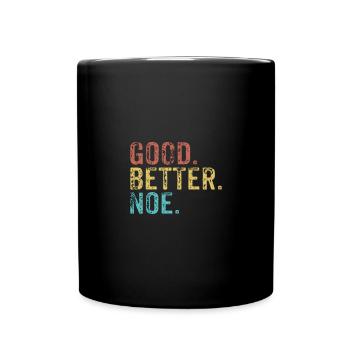 Cool guys are called noe - Tasse einfarbig - Schwarz - Vorne