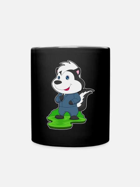 Stinktier Bräutigam Anzug Hochzeit - Tasse einfarbig - Schwarz