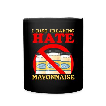 Mayonnaise Mayo Gift - Full Colour Mug - black - Front