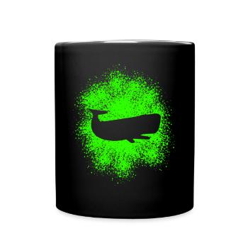 Sperm Whale Ocean Protector - Full Colour Mug - black - Front
