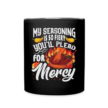 Culinary Expert Chef Foodie Spicy Chili Apparel - Full Colour Mug - black - Front