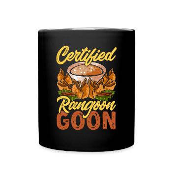 Krabben Rangoon Crab Rangoon - Full Colour Mug - black - Front