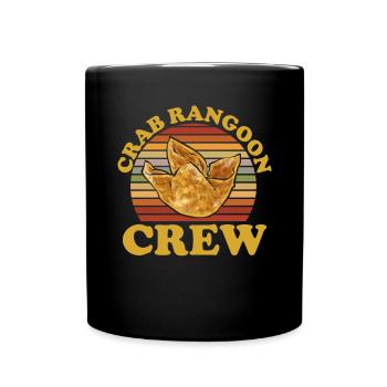 Krabben Rangoon Crab Rangoon - Full Colour Mug - black - Front