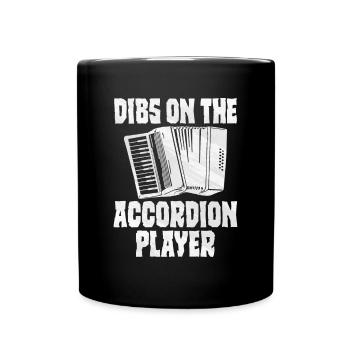 Akkordeon Polka Musik Geschenk - Tasse einfarbig - Schwarz - Vorne