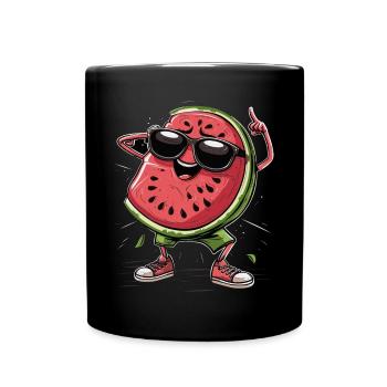 Watermelon - Full Colour Mug - black - Front