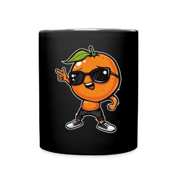 Clémentine Dabbing - Mug uni - noir - Devant