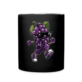 Raisin - Mug uni - noir - Devant