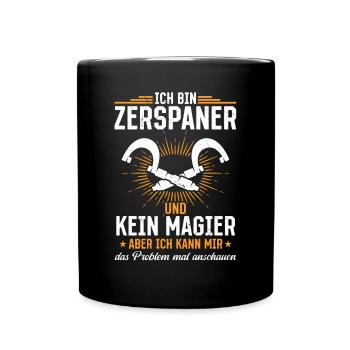 Precision instead of magic - Full Colour Mug - black - Front
