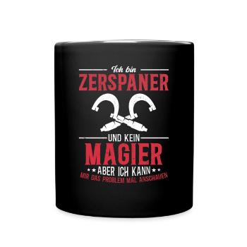 Precision instead of magic - Full Colour Mug - black - Front