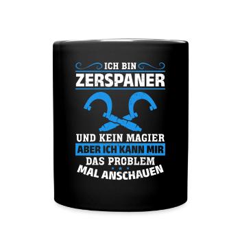 Precision instead of magic - Full Colour Mug - black - Front