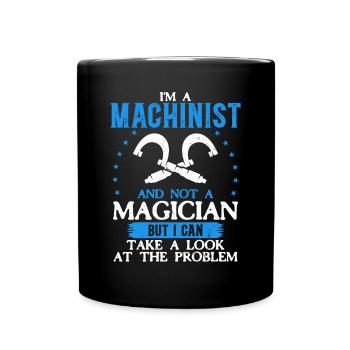 Precision instead of magic - Full Colour Mug - black - Front