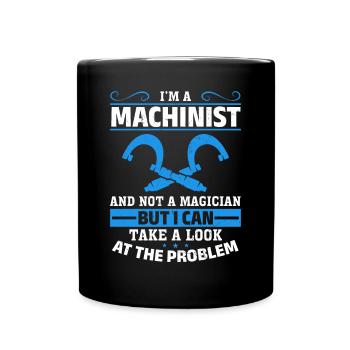 Precision instead of magic - Full Colour Mug - black - Front