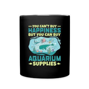 You Can't Buy Happiness But Supplies - - Full Colour Mug - black - Front