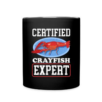 Crayfish Noble Crayfish Seafood Gift - Full Colour Mug - black - Front