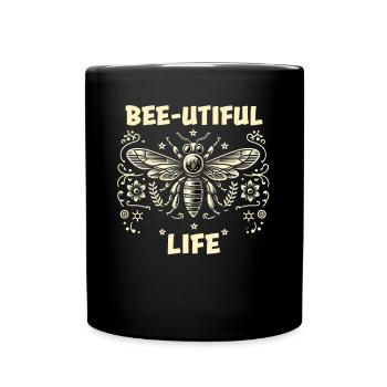 Bee Lovers Beekeepers Naturefriends Beekeepers - Full Colour Mug - black - Front