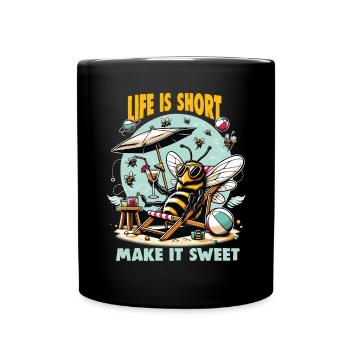 Amoureux des abeilles Apiculteurs Amis de la nature Apiculteurs - Mug uni - noir - Devant