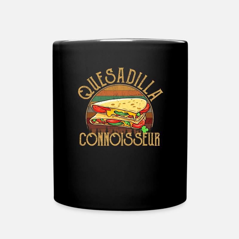 Connaisseur de quesadilla - Mug uni - noir