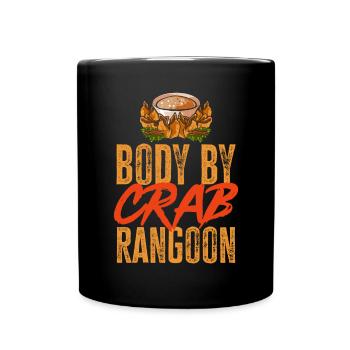 Krabben Rangoon Crab Rangoon - Full Colour Mug - black - Front
