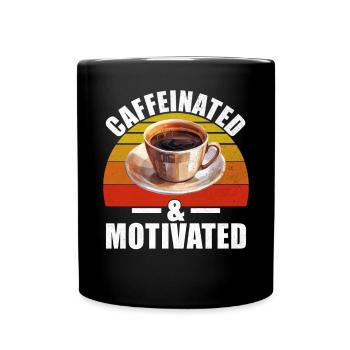 Coffee Gifts - Tasse einfarbig - Schwarz - Vorne