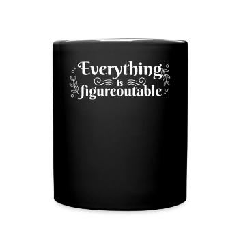 Anything Is Possible - Positive Thinking - Full Colour Mug - black - Front