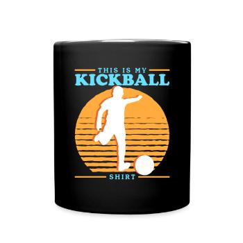 Kickball Kickballer Kickball Cadeau de joueur - Mug uni - noir - Devant