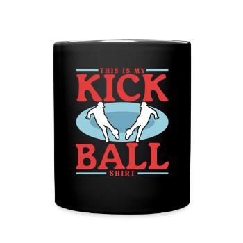 Kickball Kickball Joueur Kickballer Cadeau - Mug uni - noir - Devant