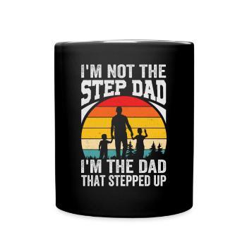 Fatherhood Children Lover Father Apparel - Full Colour Mug - black - Front