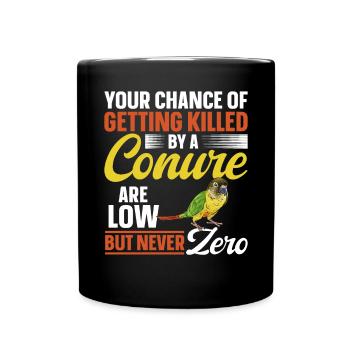 Molina Parakeet Parrot Bird Parakeet - Full Colour Mug - black - Front