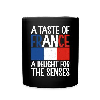 Cadeaux de cuisine française - Mug uni - noir - Devant