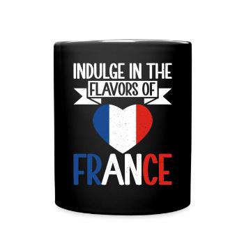Cadeaux de cuisine française - Mug uni - noir - Devant