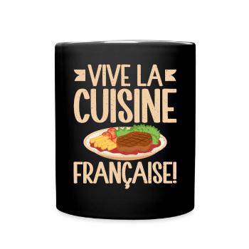French Food Gifts - Full Colour Mug - black - Front
