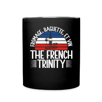 Cadeaux de cuisine française - Mug uni - noir - Devant