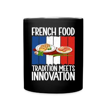 Cadeaux de cuisine française - Mug uni - noir - Devant