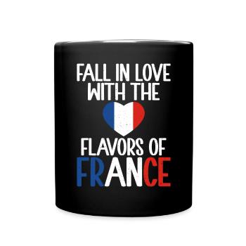 Cadeaux de cuisine française - Mug uni - noir - Devant