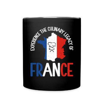 Cadeaux de cuisine française - Mug uni - noir - Devant