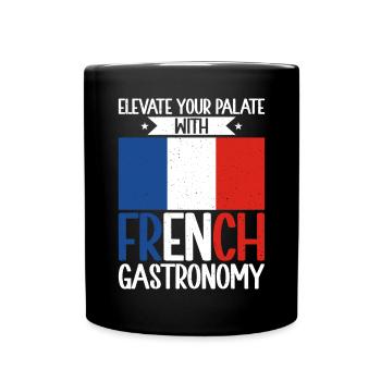 Cadeaux de cuisine française - Mug uni - noir - Devant