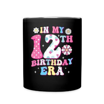 Welcome to the 12th Birthday Age - Full Colour Mug - black - Front