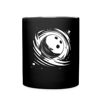 Bowling - Tasse einfarbig - Schwarz - Vorne