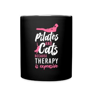 Instructeur de Pilates Enseignant Chat - Mug uni - noir - Devant