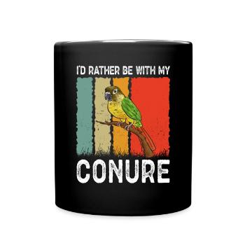 Molina Perruche Perroquet Perruche Oiseau Perruche - Mug uni - noir - Devant