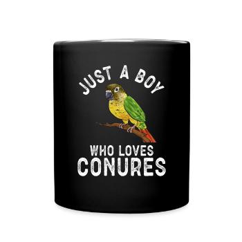 Molina Parakeet Parrot Bird Parakeet - Full Colour Mug - black - Front