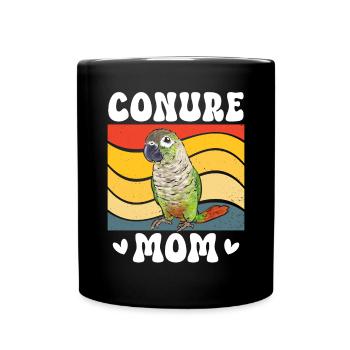Molina Perruche Perroquet Perruche Oiseau Perruche - Mug uni - noir - Devant