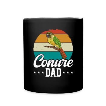 Molina Parakeet Parrot Bird Parakeet - Full Colour Mug - black - Front
