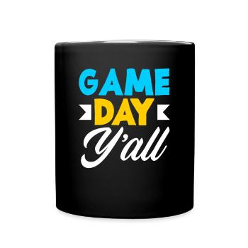 Lustiges Volleyball Geschenk - Tasse einfarbig - Schwarz - Vorne