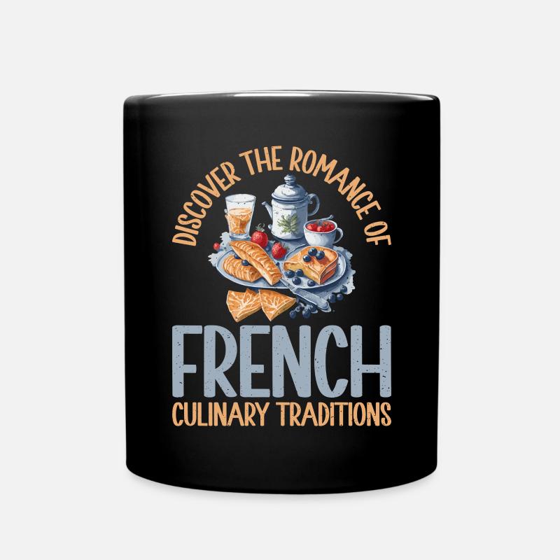 Cadeaux culinaires français - Mug uni - noir