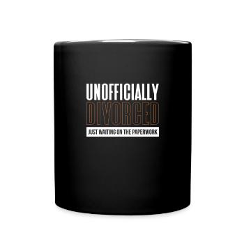 Divorce Separation End Relationship Gift - Full Colour Mug - black - Front
