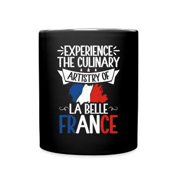 Cadeaux de cuisine française - Mug uni - noir - Devant