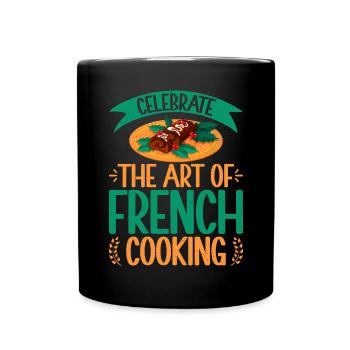French Food Gifts - Full Colour Mug - black - Front