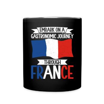 Cadeaux de cuisine française - Mug uni - noir - Devant