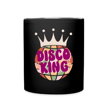 Disco Groovy Hippie des années 70 des années 80 Vintage Seventies - Mug uni - noir - Devant